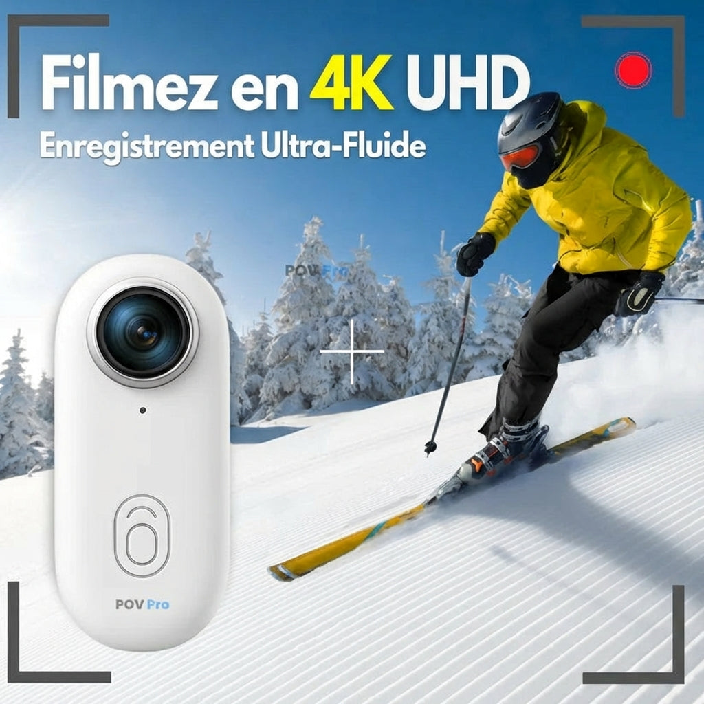POV Pro – Caméra POV 4K mains libres