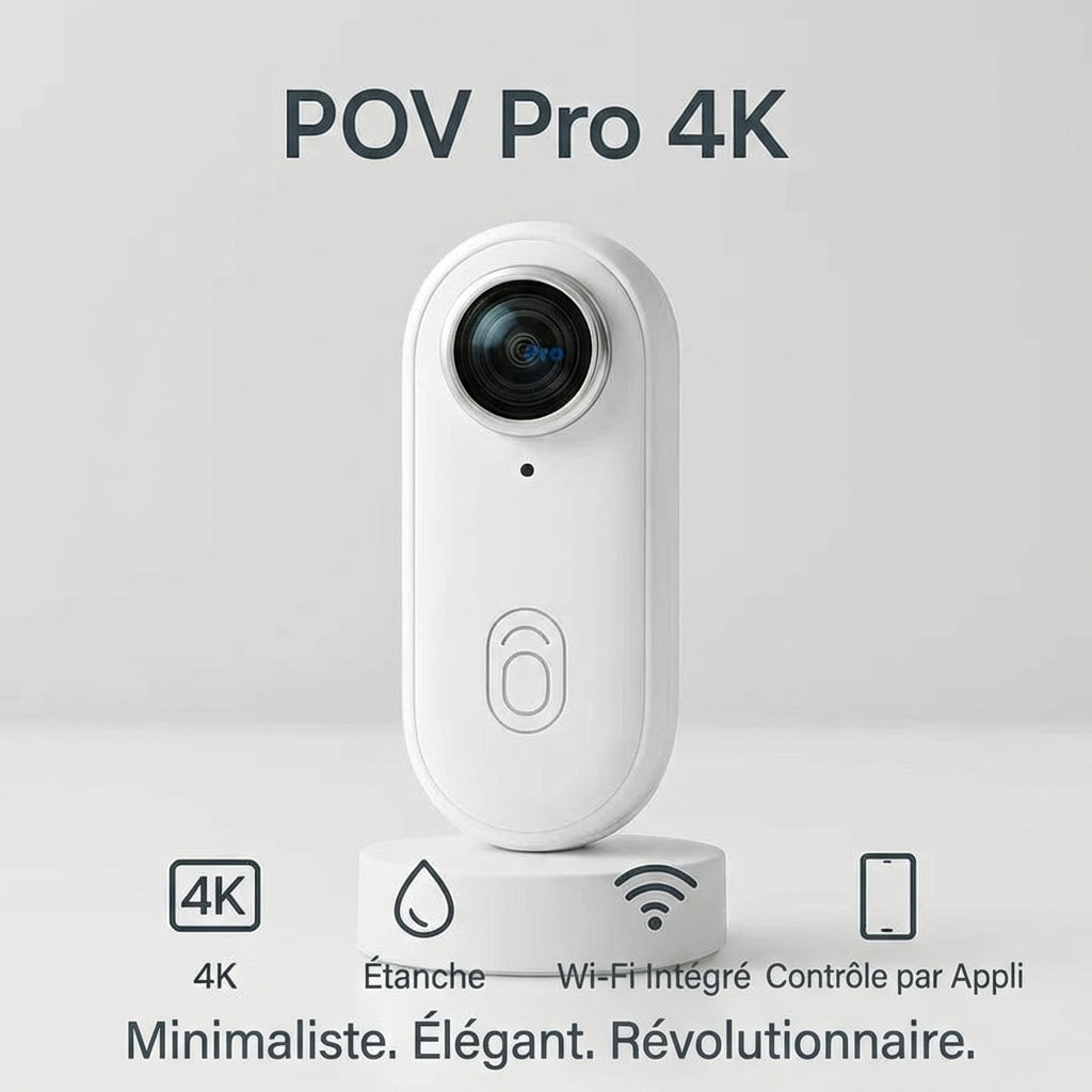 POV Pro – Caméra POV 4K mains libres