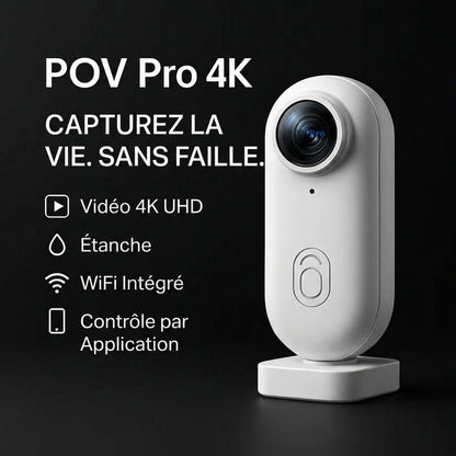 POV Pro – Caméra POV 4K mains libres