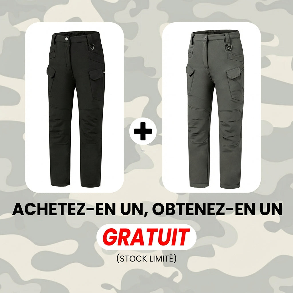 Pantalon Utilitaire Imperméable Doublé Polaire