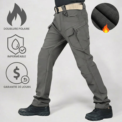 Pantalon Utilitaire Imperméable Doublé Polaire